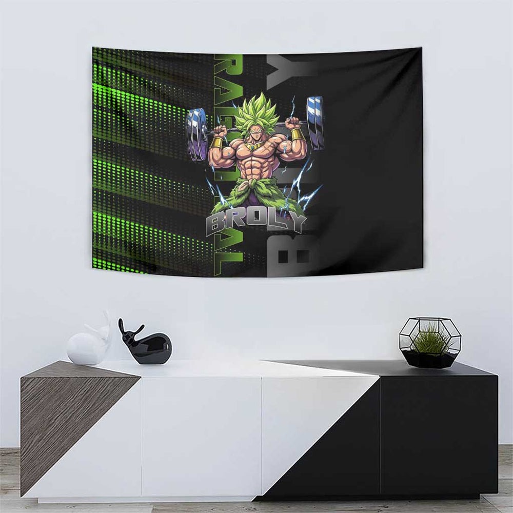 Broly Gym Theme Black and Green Design Tumbler With Handle with Powerlifting Pose and Electrified Muscle Artwork TS04 Broly Gym Theme Black and Green Design Tumbler With Handle with Powerlifting Pose and Electrified Muscle Artwork TS04