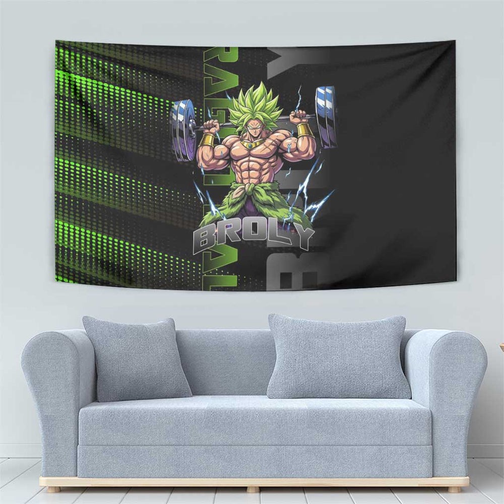 Broly Gym Theme Black and Green Design Tumbler With Handle with Powerlifting Pose and Electrified Muscle Artwork TS04 Broly Gym Theme Black and Green Design Tumbler With Handle with Powerlifting Pose and Electrified Muscle Artwork TS04