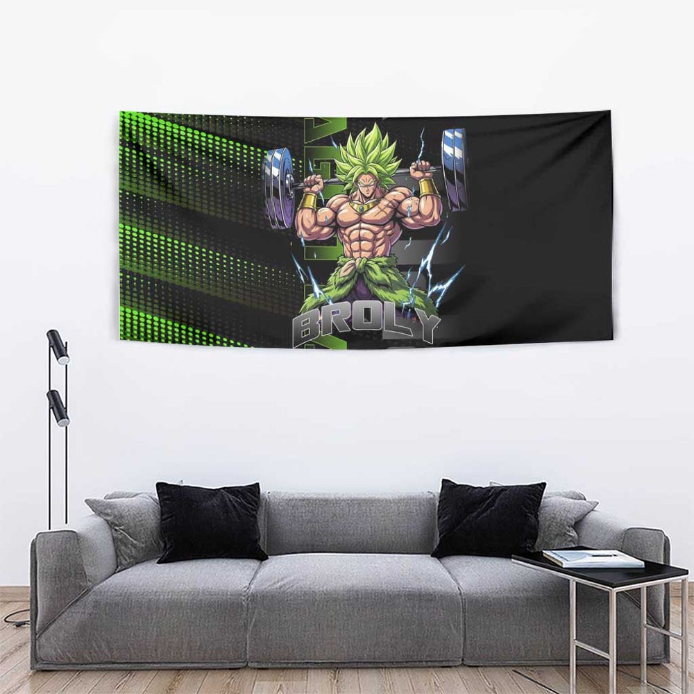 Broly Gym Theme Black and Green Design Tumbler With Handle with Powerlifting Pose and Electrified Muscle Artwork TS04 Broly Gym Theme Black and Green Design Tumbler With Handle with Powerlifting Pose and Electrified Muscle Artwork TS04