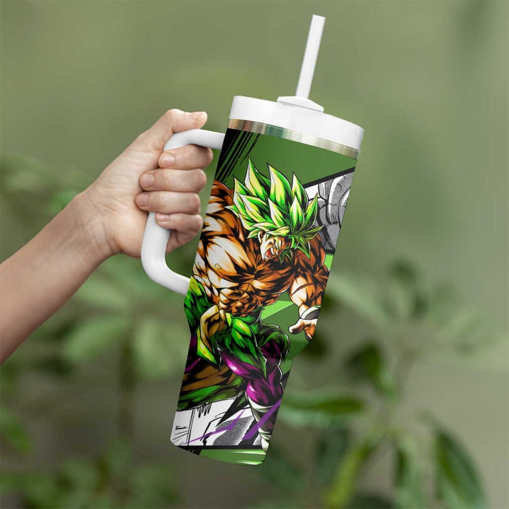 Broly Legendary - Dragon Ball Tumbler With Handle Anime Mix Manga Style TS04 Broly Legendary - Dragon Ball Tumbler With Handle Anime Mix Manga Style TS04