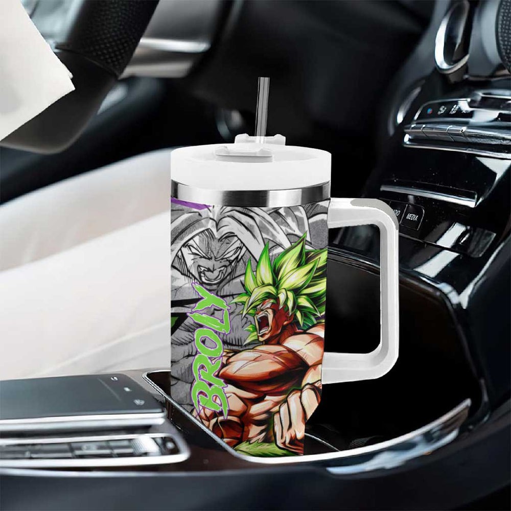 Broly Legendary - Dragon Ball Tumbler With Handle Anime Mix Manga Style TS04 Broly Legendary - Dragon Ball Tumbler With Handle Anime Mix Manga Style TS04