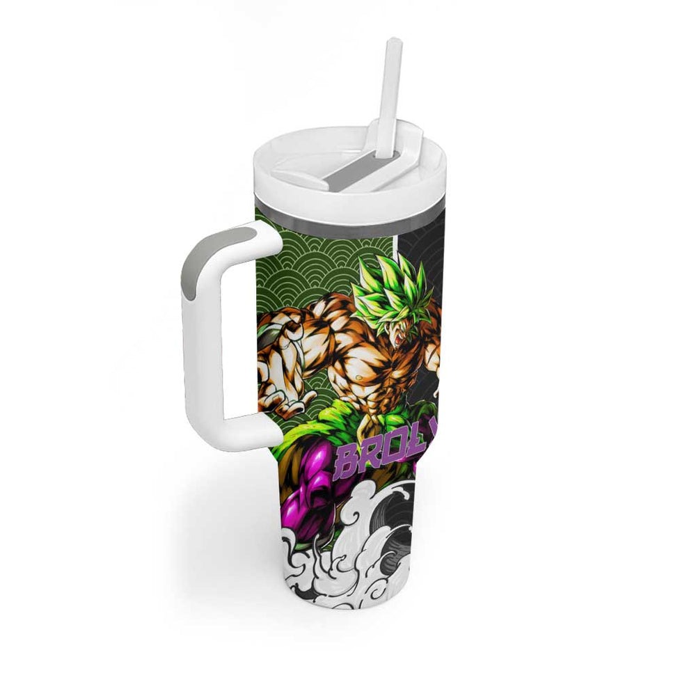 Broly Legendary Japanese Kanagawa - Dragon Ball Tumbler With Handle Anime Japan Style TS04 Broly Legendary Japanese Kanagawa - Dragon Ball Tumbler With Handle Anime Japan Style TS04