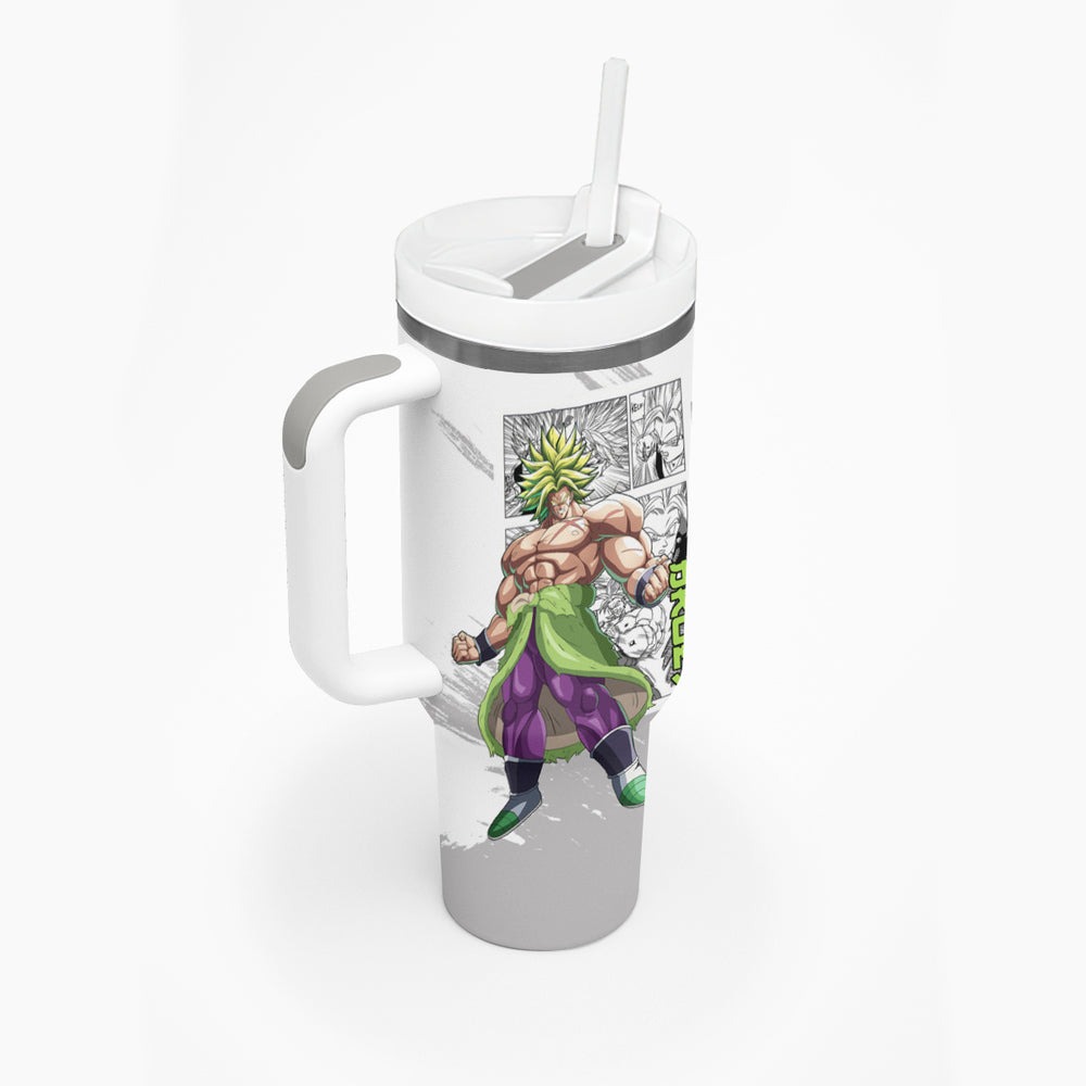 Broly Legendary SSJ Tumbler With Handle Dragon Ball Mix Anim Broly Legendary SSJ Tumbler With Handle Dragon Ball Mix Anim