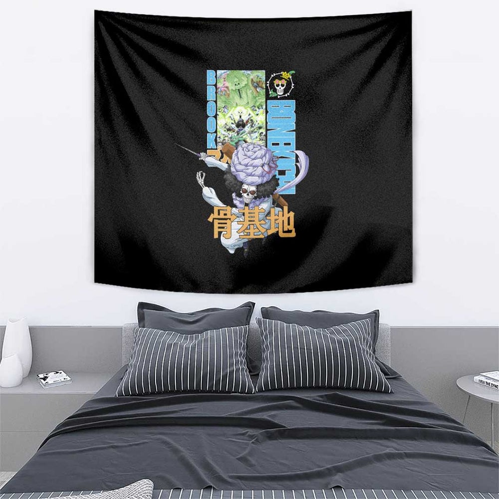 Brook V2 One Piece Tapestry Anime Style TS04 Brook V2 One Piece Tapestry Anime Style TS04