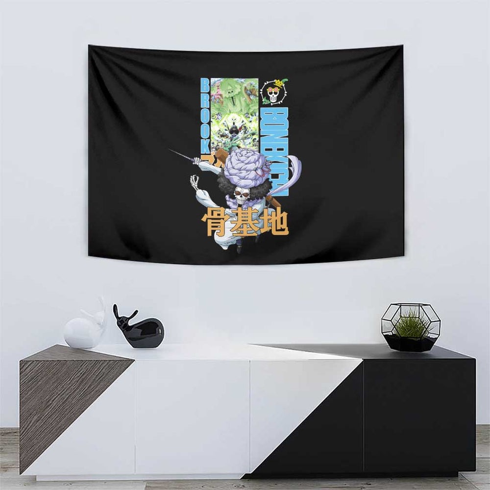 Brook V2 One Piece Tapestry Anime Style TS04 Brook V2 One Piece Tapestry Anime Style TS04