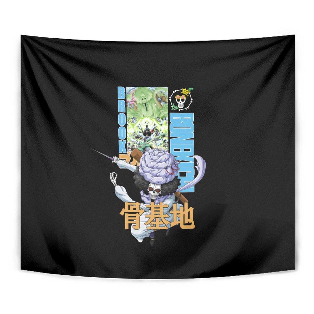 Brook V2 One Piece Tapestry Anime Style TS04 Brook V2 One Piece Tapestry Anime Style TS04