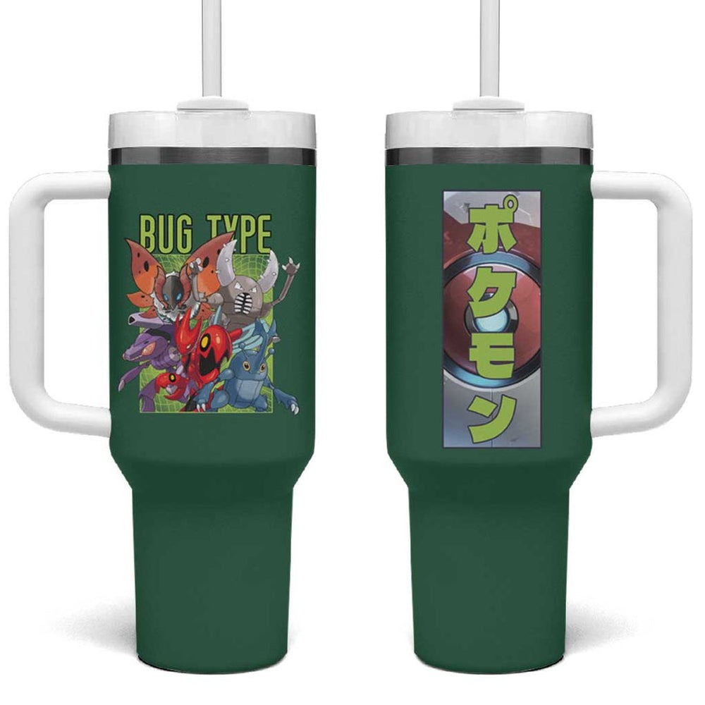 Bug Type Poke Tumbler With Handle Anime Style TS04 Bug Type Poke Tumbler With Handle Anime Style TS04