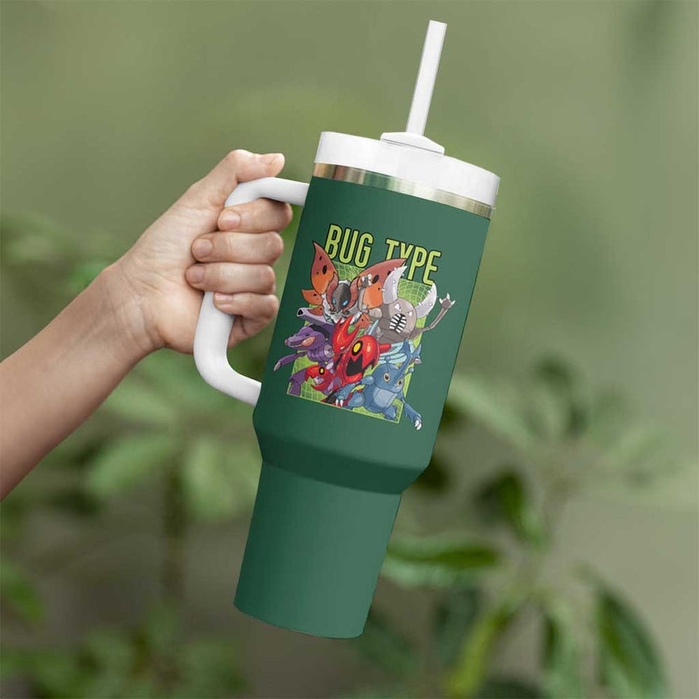 Bug Type Poke Tumbler With Handle Anime Style TS04 Bug Type Poke Tumbler With Handle Anime Style TS04