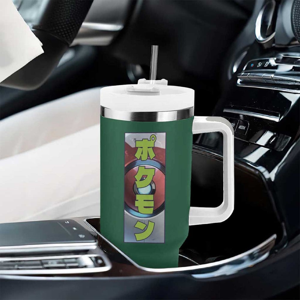 Bug Type Poke Tumbler With Handle Anime Style TS04 Bug Type Poke Tumbler With Handle Anime Style TS04