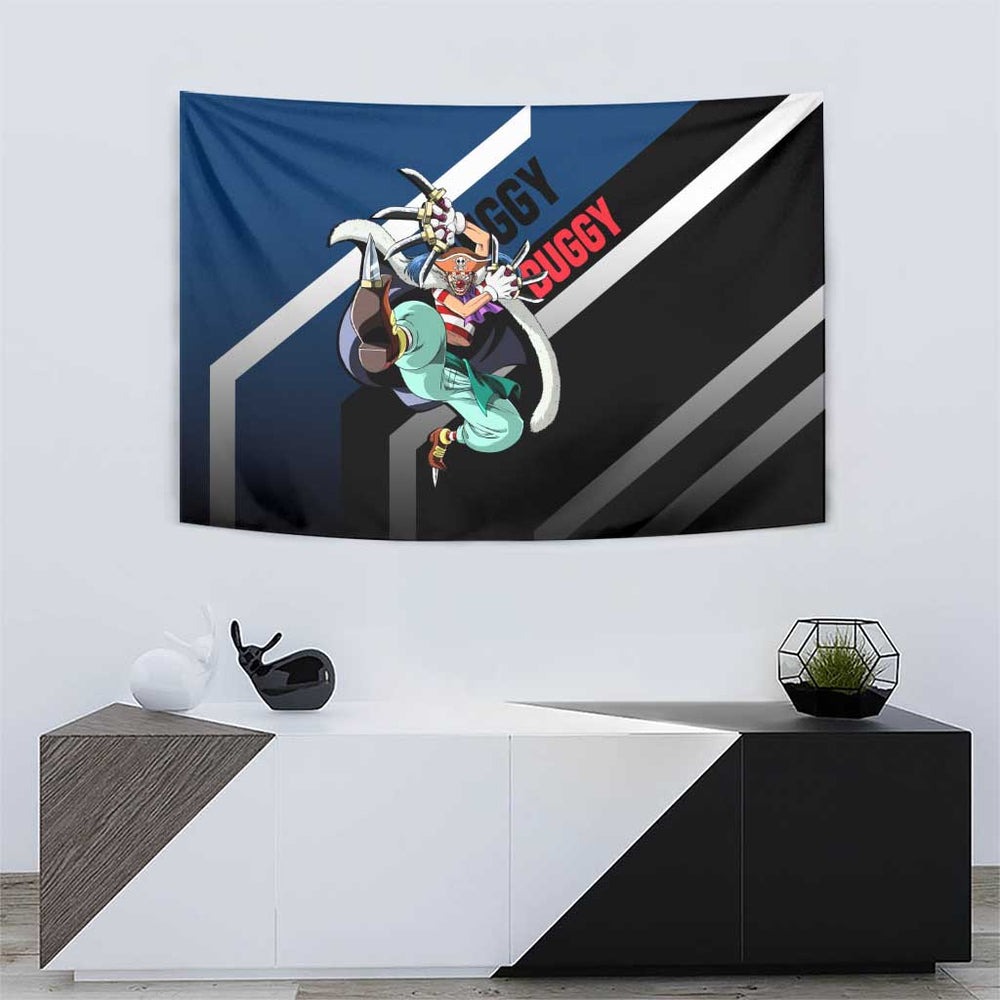 Buggy One Piece Tapestry Anime Style TS04