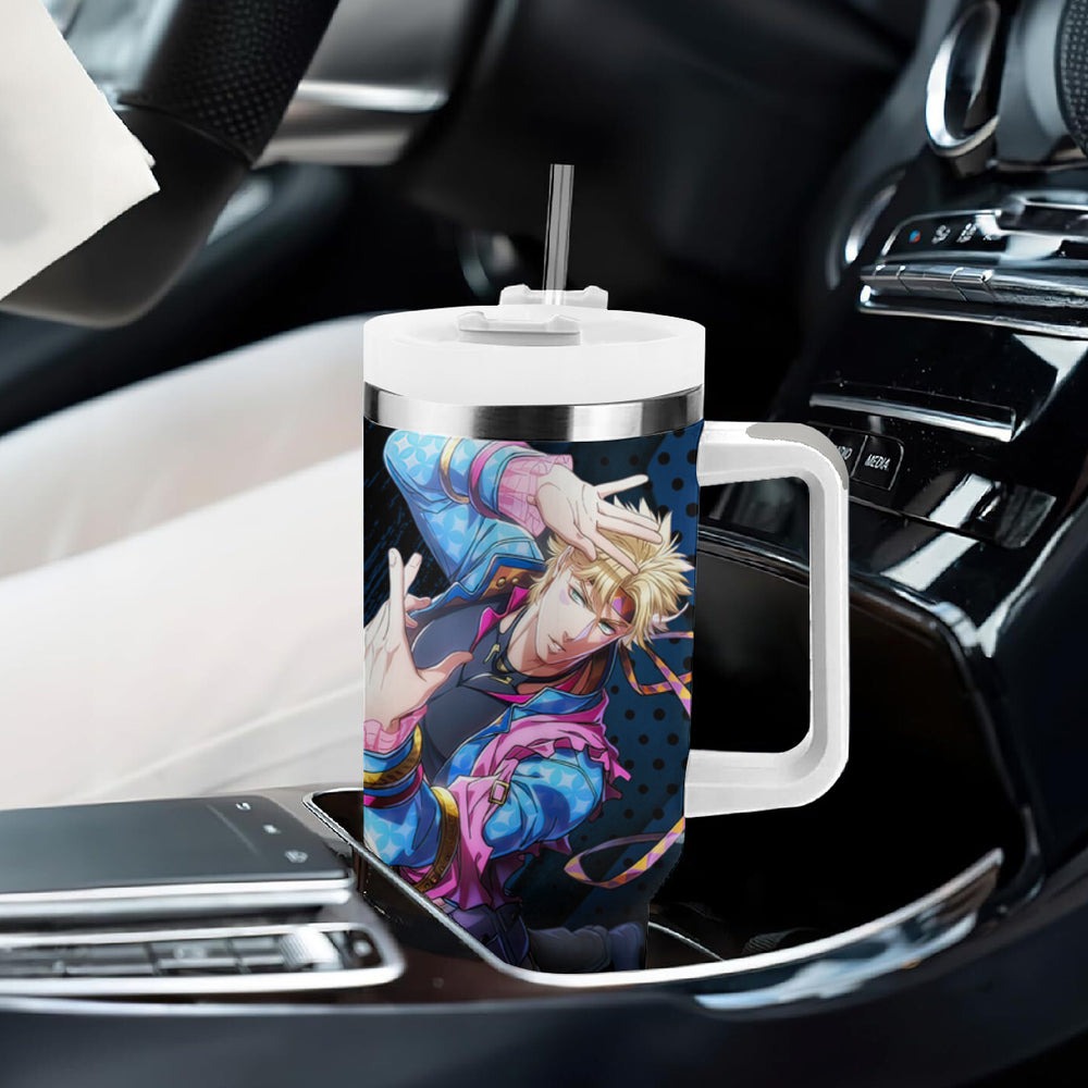 Caesar Anthonio Zeppeli Tumbler With Handle JJBAs TS04 Caesar Anthonio Zeppeli Tumbler With Handle JJBAs TS04
