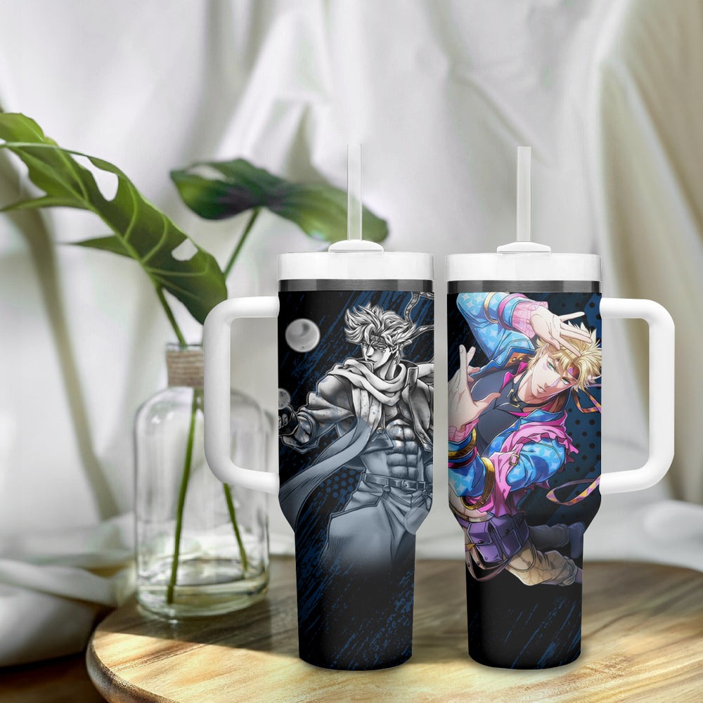 Caesar Anthonio Zeppeli Tumbler With Handle JJBAs TS04 Caesar Anthonio Zeppeli Tumbler With Handle JJBAs TS04