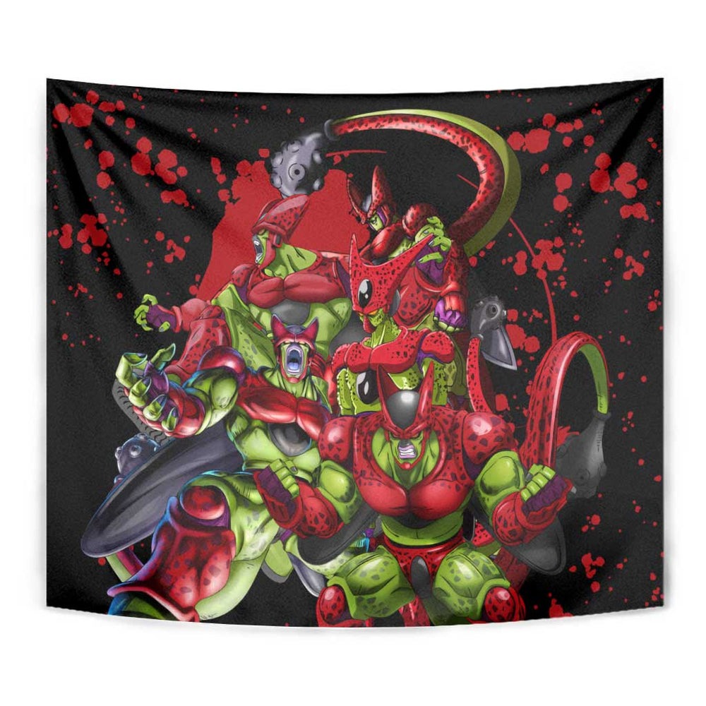 Cell Max - Dragon Ball Tapestry Anime Art Style TS04 Cell Max - Dragon Ball Tapestry Anime Art Style TS04