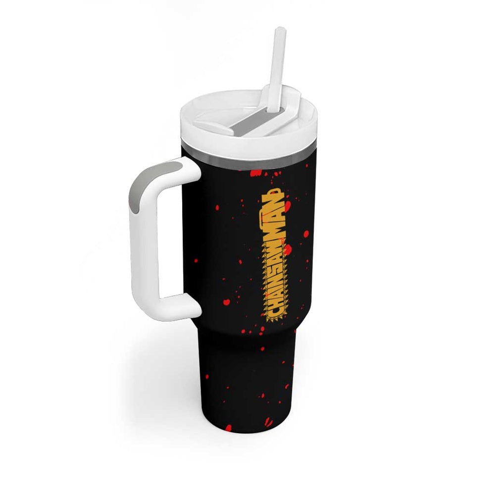 Chainsaw Man Tumbler With Handle Anime Style TS04 Chainsaw Man Tumbler With Handle Anime Style TS04