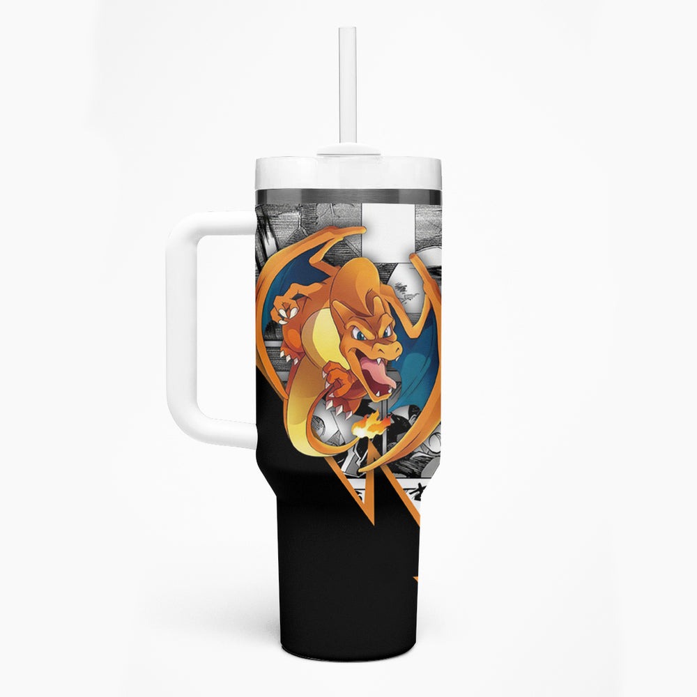 Charizard Tumbler With Handle Mix Manga TS04 Charizard Tumbler With Handle Mix Manga TS04