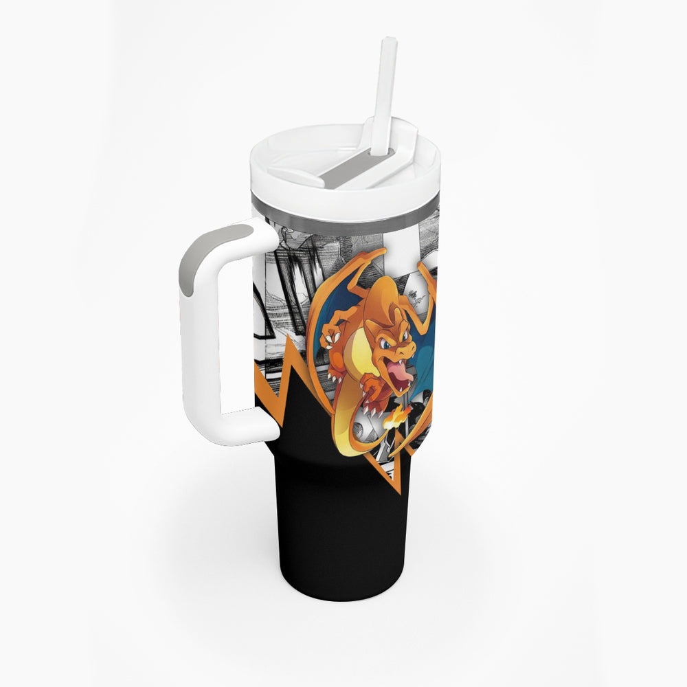 Charizard Tumbler With Handle Mix Manga TS04 Charizard Tumbler With Handle Mix Manga TS04