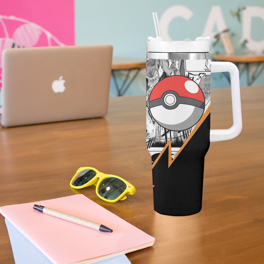 Charizard Tumbler With Handle Mix Manga TS04 Charizard Tumbler With Handle Mix Manga TS04