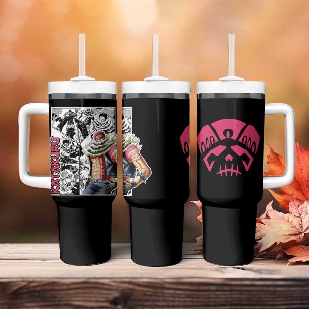Charlot Katakuri - One Piece Tumbler With Handle Anime Mix Manga Style TS04 Charlot Katakuri - One Piece Tumbler With Handle Anime Mix Manga Style TS04