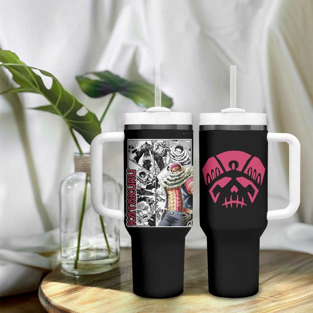 Charlot Katakuri - One Piece Tumbler With Handle Anime Mix Manga Style TS04 Charlot Katakuri - One Piece Tumbler With Handle Anime Mix Manga Style TS04
