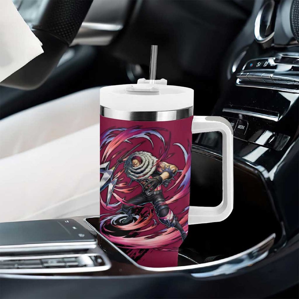Charlotte Katakuri One Piece Tumbler With Handle Japan Style Charlotte Katakuri One Piece Tumbler With Handle Japan Style