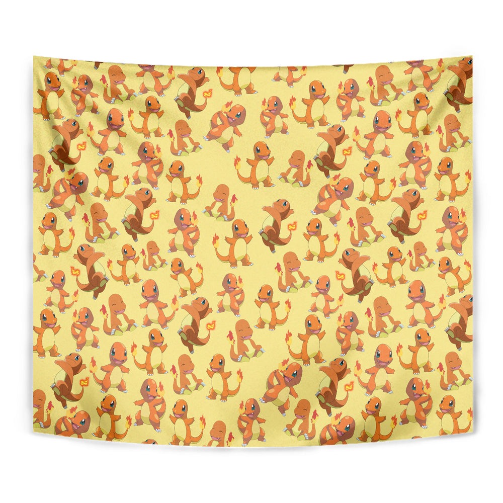 Charmander Pattern Style Tapestry TS04 Charmander Pattern Style Tapestry TS04