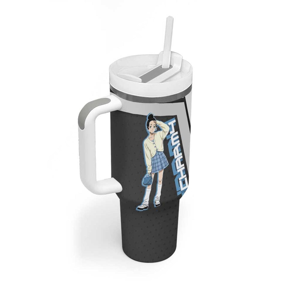 Charmy Pappitson Tumbler With Handle Soft Pastel Anime Style TS04 Charmy Pappitson Tumbler With Handle Soft Pastel Anime Style TS04