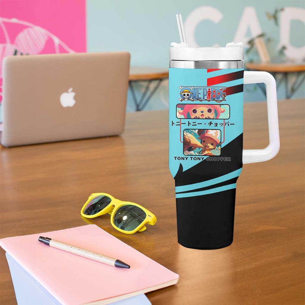 Chopper One Piece Tumbler With Handle with Cute Reindeer Features and Adventurer Design TS04 Chopper One Piece Tumbler With Handle with Cute Reindeer Features and Adventurer Design TS04