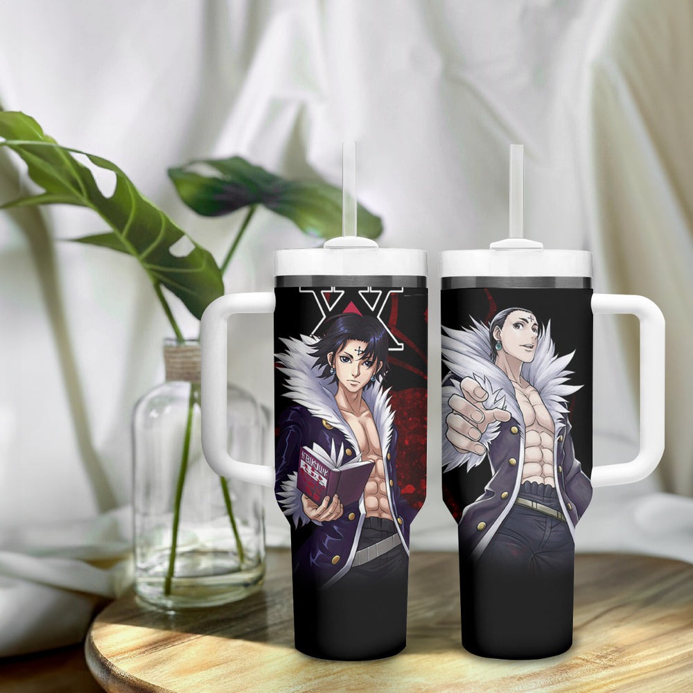 Chrollo Lucilfer Phantom Troupe Tumbler With Handle Hunter X Hunter - Anime Style TS04 Chrollo Lucilfer Phantom Troupe Tumbler With Handle Hunter X Hunter - Anime Style TS04