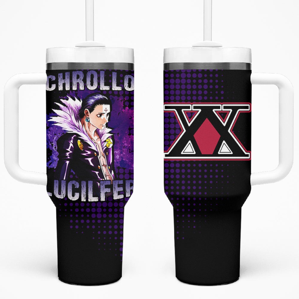 Chrollo Lucilfer Tumbler With Handle Hunter X Hunter TS04 Chrollo Lucilfer Tumbler With Handle Hunter X Hunter TS04