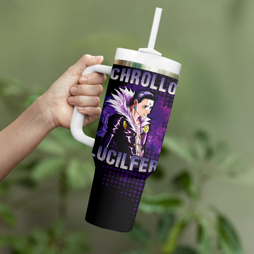 Chrollo Lucilfer Tumbler With Handle Hunter X Hunter TS04 Chrollo Lucilfer Tumbler With Handle Hunter X Hunter TS04