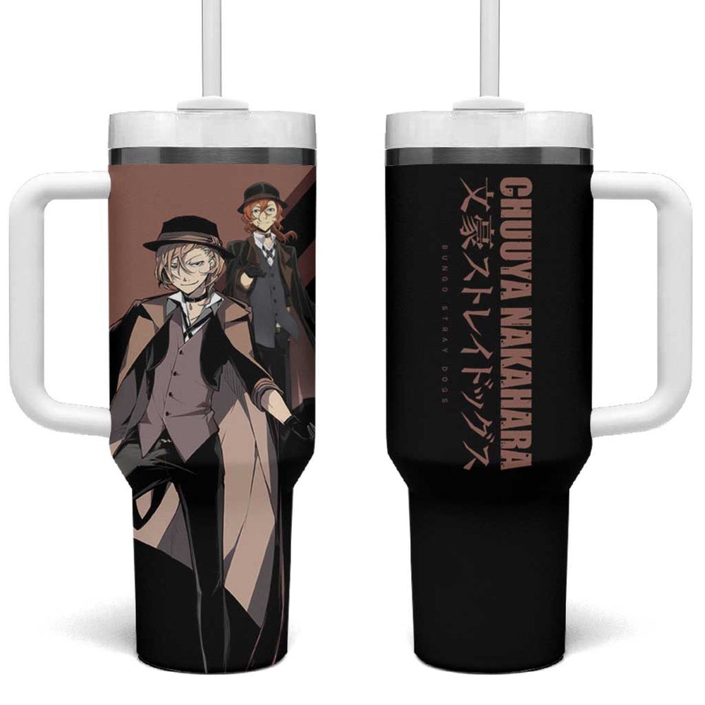 Chuuya Nakahara Tumbler With Handle Anime Style TS04 Chuuya Nakahara Tumbler With Handle Anime Style TS04