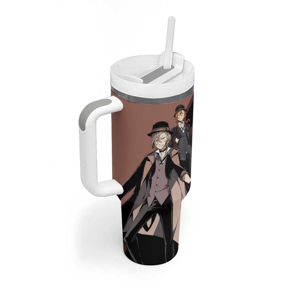 Chuuya Nakahara Tumbler With Handle Anime Style TS04 Chuuya Nakahara Tumbler With Handle Anime Style TS04