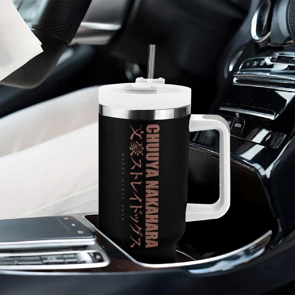 Chuuya Nakahara Tumbler With Handle Anime Style TS04 Chuuya Nakahara Tumbler With Handle Anime Style TS04