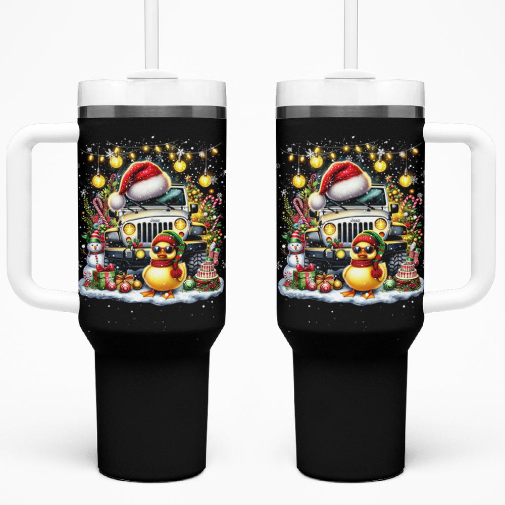 Colorful Jeep Tumbler With Handle Ain't Nothing But Jeep Thang! DT01 Colorful Jeep Tumbler With Handle Ain't Nothing But Jeep Thang! DT01