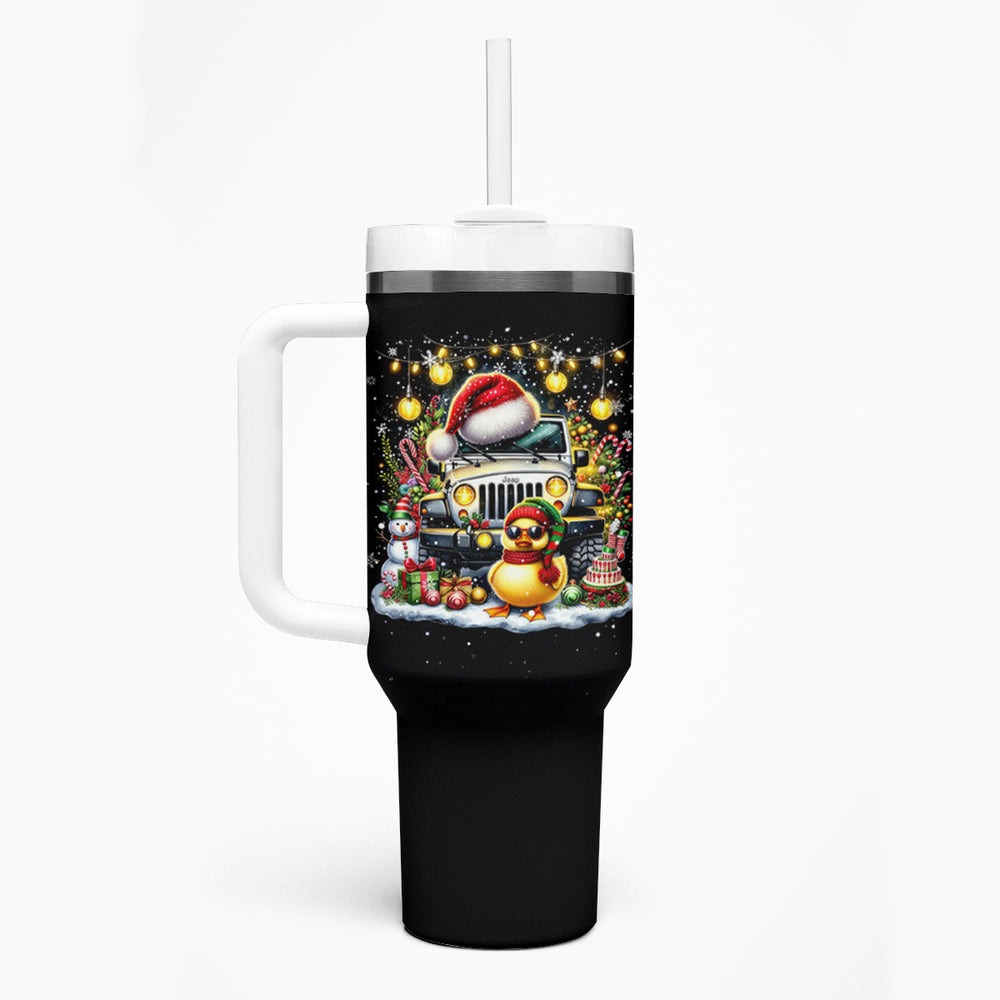 Colorful Jeep Tumbler With Handle Ain't Nothing But Jeep Thang! DT01 Colorful Jeep Tumbler With Handle Ain't Nothing But Jeep Thang! DT01