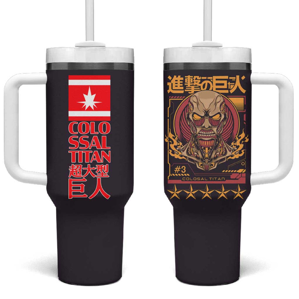 Colossal Titan Attack on Titan Tumbler With Handle Anime Style TS04