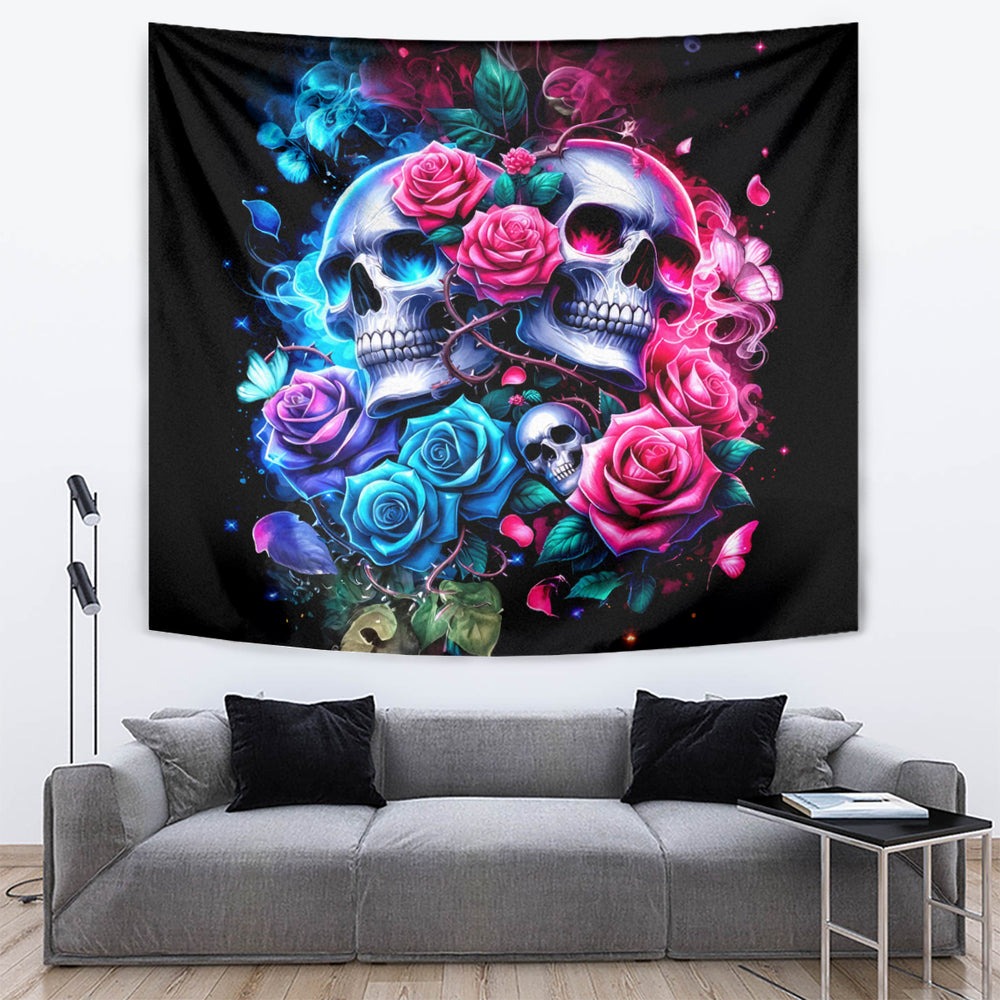 Couple Skull Tapestry I Could Be Your Best Friend Or Your Worst Fucking Enemy DT01 Couple Skull Tapestry I Could Be Your Best Friend Or Your Worst Fucking Enemy DT01