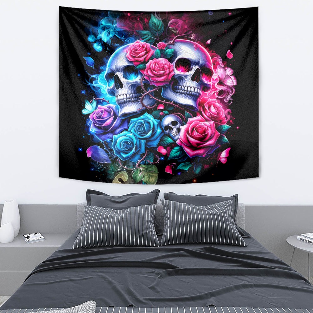 Couple Skull Tapestry I Could Be Your Best Friend Or Your Worst Fucking Enemy DT01 Couple Skull Tapestry I Could Be Your Best Friend Or Your Worst Fucking Enemy DT01