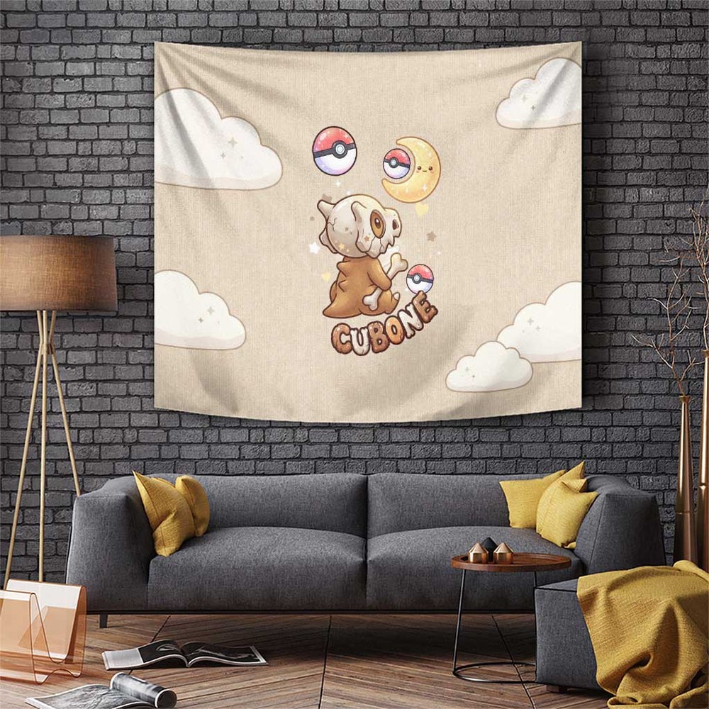Cubone Tapestry Soft Pastel Dreamcore Aesthetic TS04 Cubone Tapestry Soft Pastel Dreamcore Aesthetic TS04