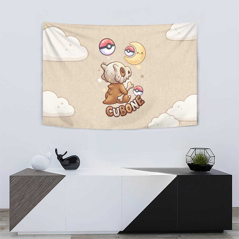Cubone Tapestry Soft Pastel Dreamcore Aesthetic TS04 Cubone Tapestry Soft Pastel Dreamcore Aesthetic TS04