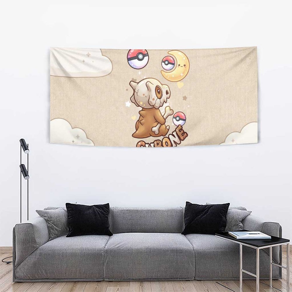 Cubone Tapestry Soft Pastel Dreamcore Aesthetic TS04 Cubone Tapestry Soft Pastel Dreamcore Aesthetic TS04