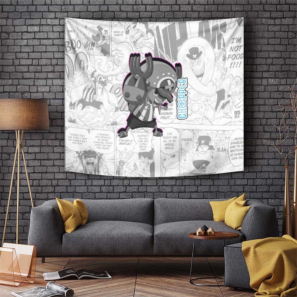 Cute Chopper - One Piece Tapestry Anime Mix Manga Style TS04 Cute Chopper - One Piece Tapestry Anime Mix Manga Style TS04