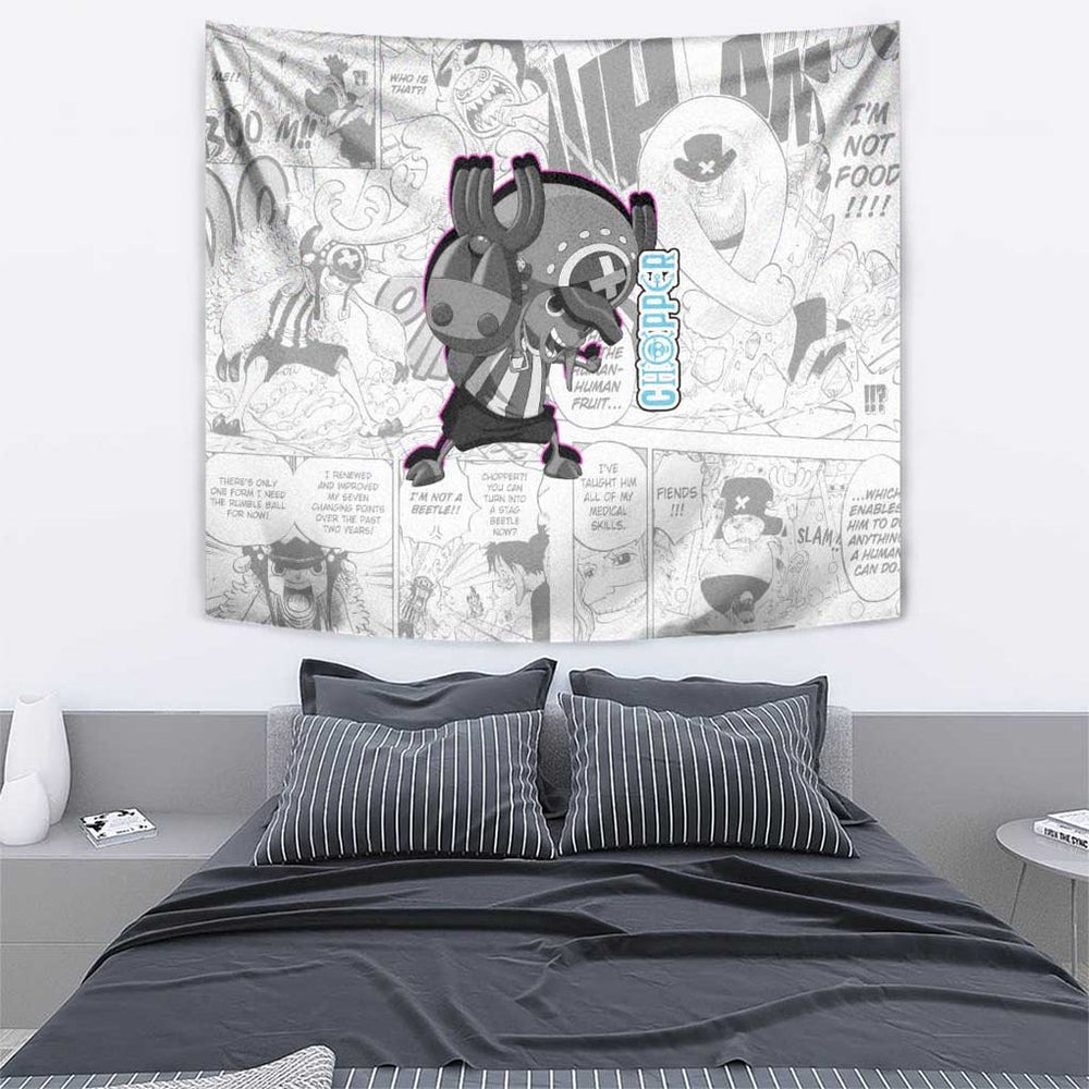 Cute Chopper - One Piece Tapestry Anime Mix Manga Style TS04 Cute Chopper - One Piece Tapestry Anime Mix Manga Style TS04