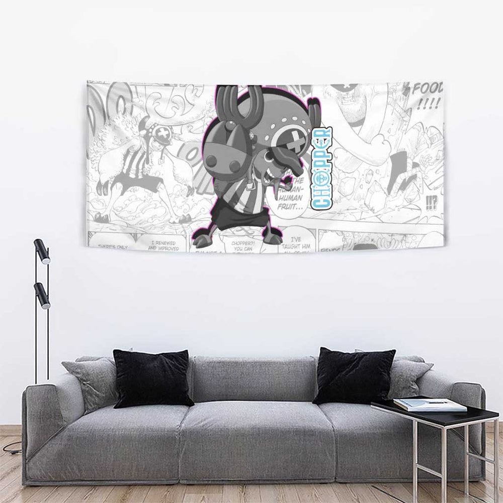 Cute Chopper - One Piece Tapestry Anime Mix Manga Style TS04 Cute Chopper - One Piece Tapestry Anime Mix Manga Style TS04