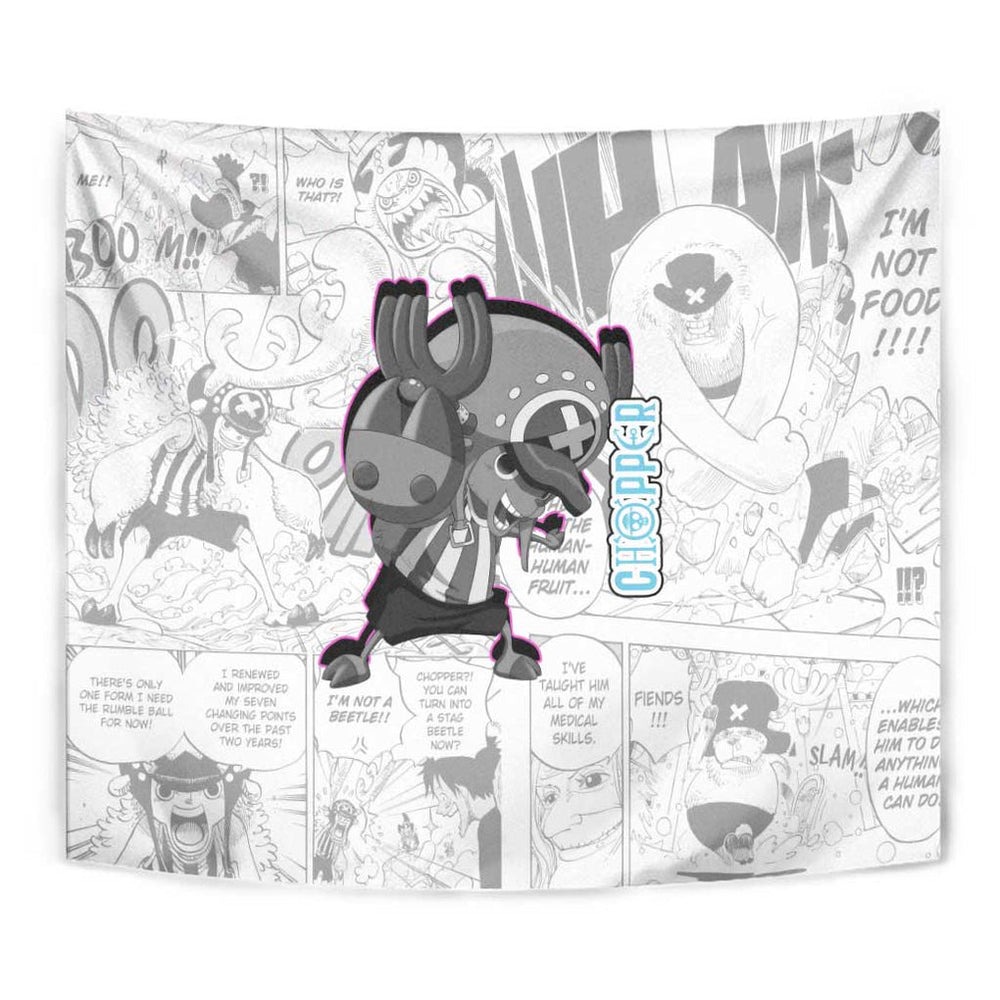 Cute Chopper - One Piece Tapestry Anime Mix Manga Style TS04 Cute Chopper - One Piece Tapestry Anime Mix Manga Style TS04