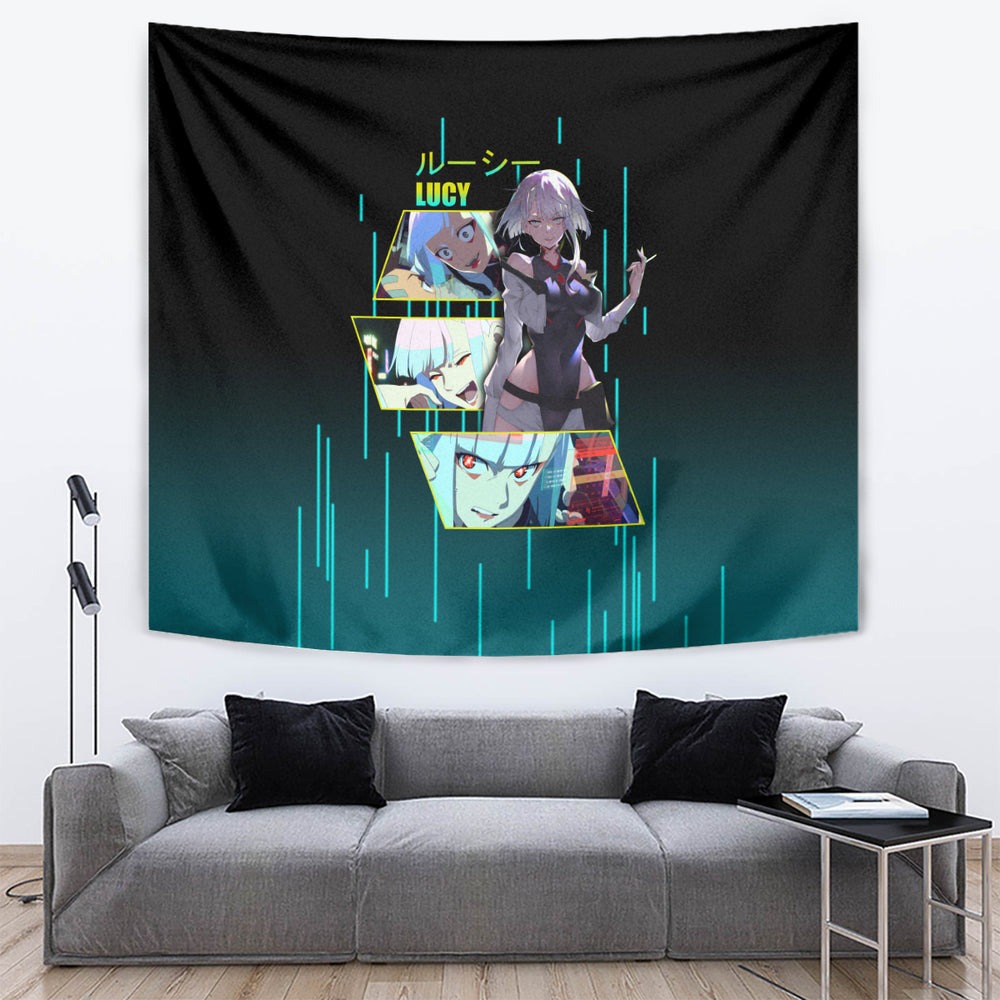 Cyberpunk Lucy Tapestry TS04 Cyberpunk Lucy Tapestry TS04