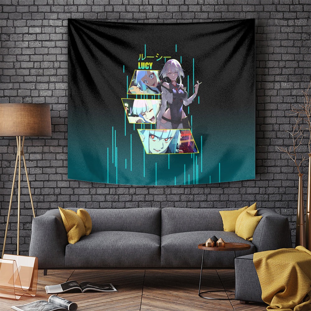 Cyberpunk Lucy Tapestry TS04 Cyberpunk Lucy Tapestry TS04