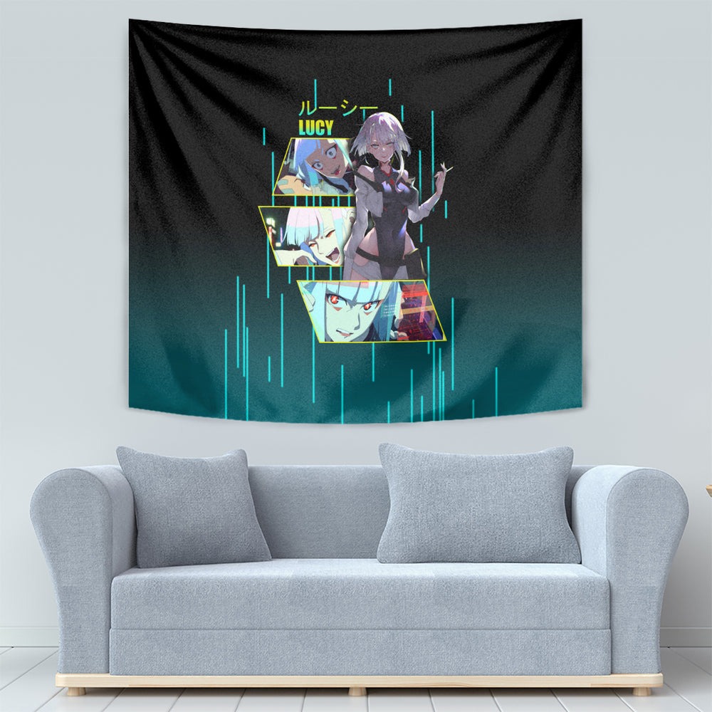 Cyberpunk Lucy Tapestry TS04 Cyberpunk Lucy Tapestry TS04