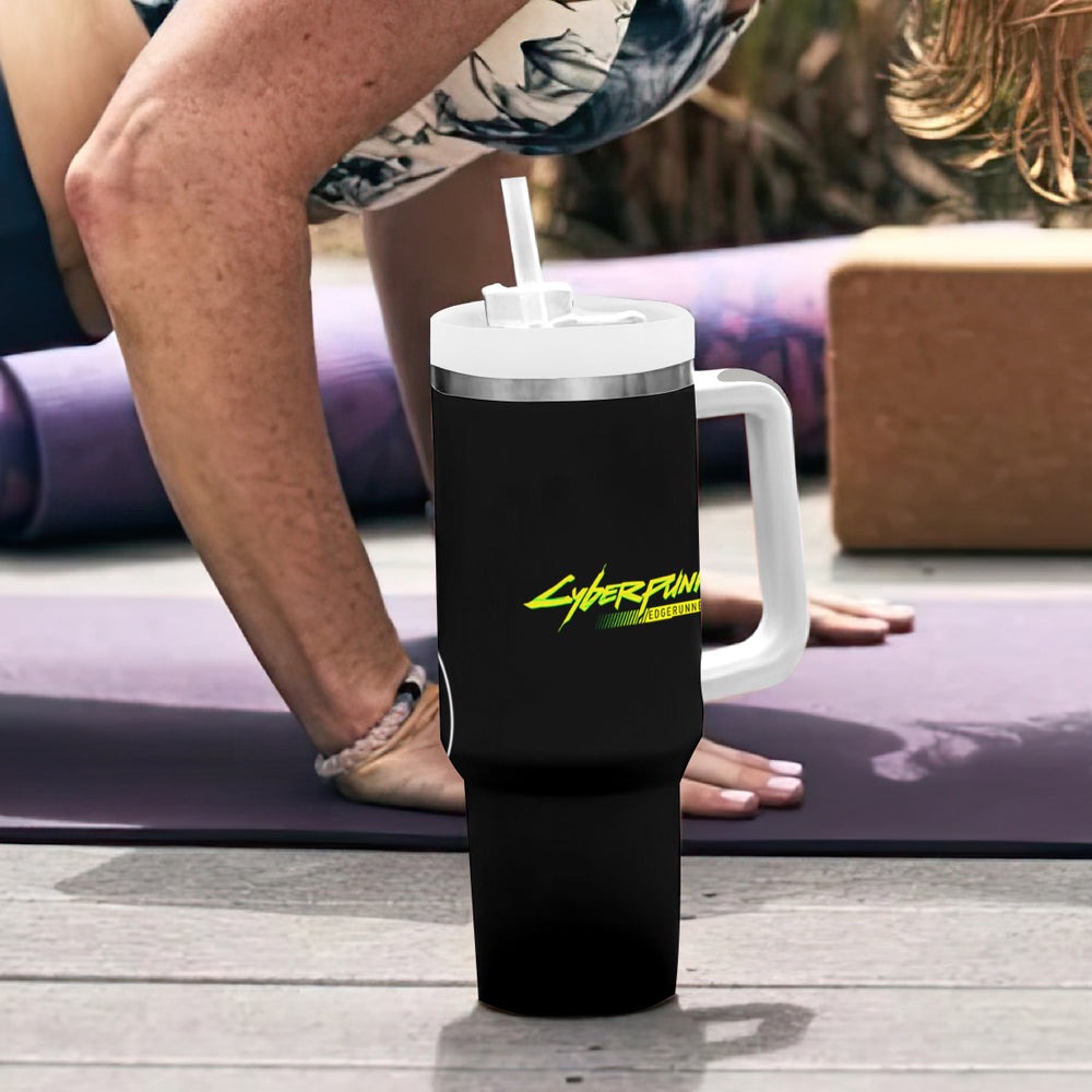 Cyberpunk Lucy Tumbler With Handle Anime Cyberpunk TS04 Cyberpunk Lucy Tumbler With Handle Anime Cyberpunk TS04