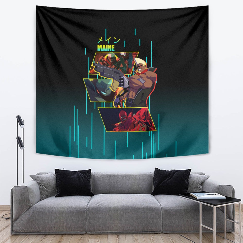 Cyberpunk Maine Tapestry TS04 Cyberpunk Maine Tapestry TS04